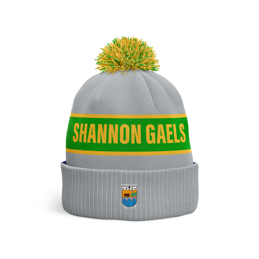 Shannon Gaels GAA Bobble Hat (Grey)